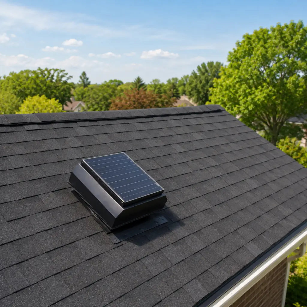 Attic Breeze Solar Attic Fan Installation